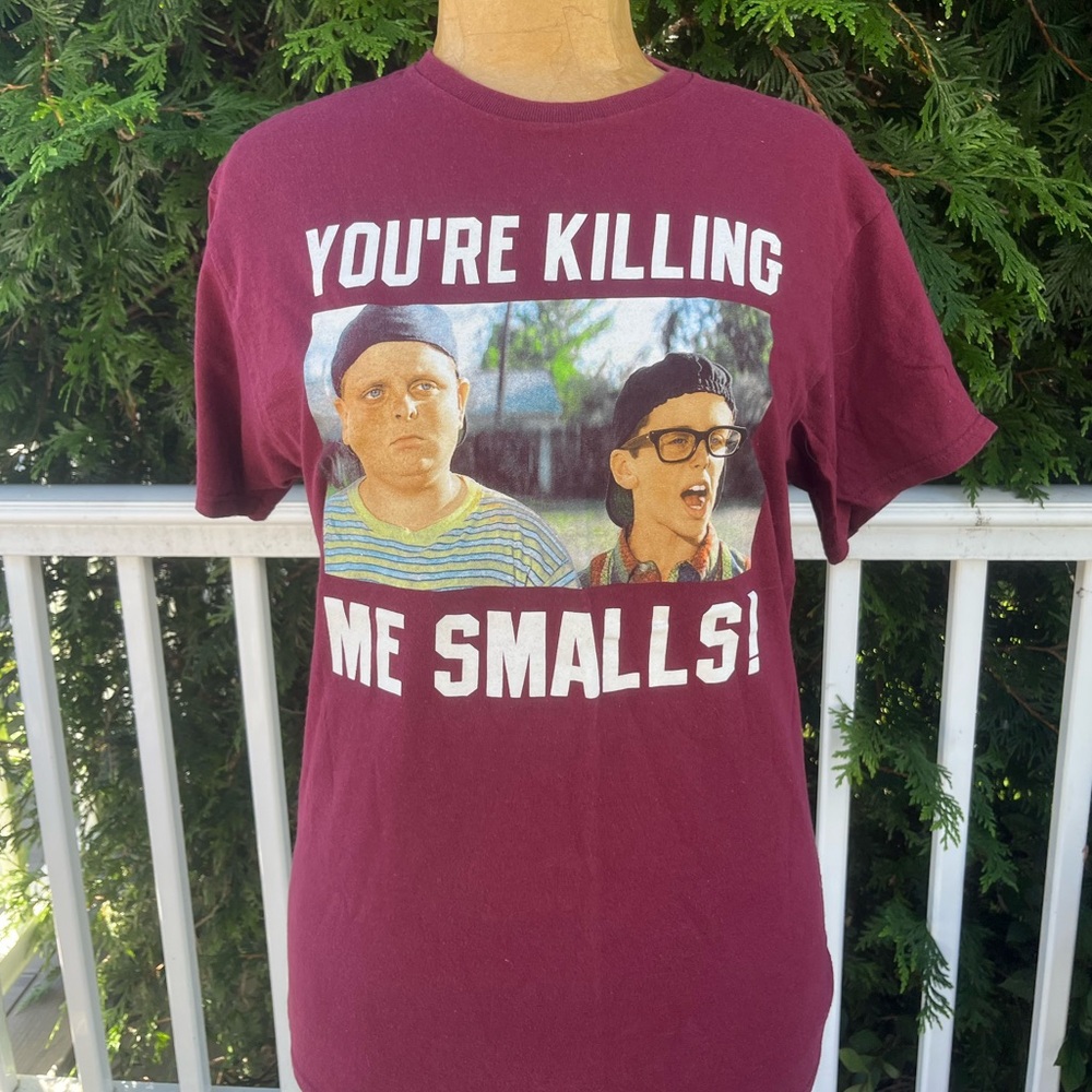 The Sandlot; Maroon Graphic “You're killing me Smalls” Short Sleeve Tee; Men's M